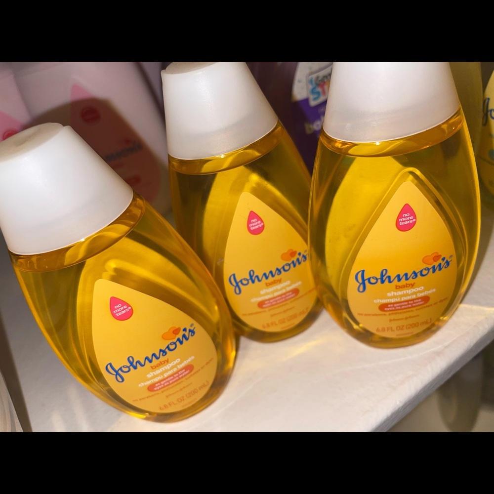 Small bottle Johnson Johnson baby shampoo